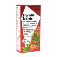 德国直邮 Salus Floradix红铁元B群维生素片剂84粒 女性孕妇补血补气