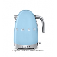 德国直邮 SMEG斯麦格可控温式电热水壶 意大利贵族家庭厨房电器的标准 天蓝色 ...