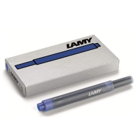 德国直邮 德国LAMY T10凌美钢笔一次性墨水芯 蓝黑色 5只装 1210655