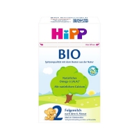德国直邮 德国喜宝Hipp BIO 2有机婴幼儿奶粉 2段 600g 适合6-10个月宝宝