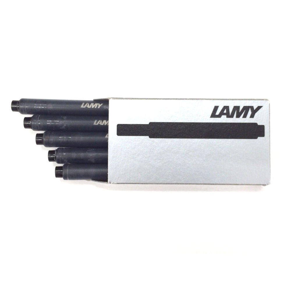 德国直邮 德国LAMY T10凌美钢笔一次性墨水芯 碳素黑 5只装 1202075