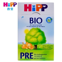 德国直邮 德国喜宝Hipp BIO pre有机婴幼儿奶粉 pre段 600g 适合0-6个月宝宝