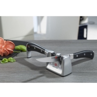 德国原产Wüsthof 三叉 Classic Ikon 艾柯经典系列刀具三德刀厨师刀磨刀器 4348 双刃磨刀器