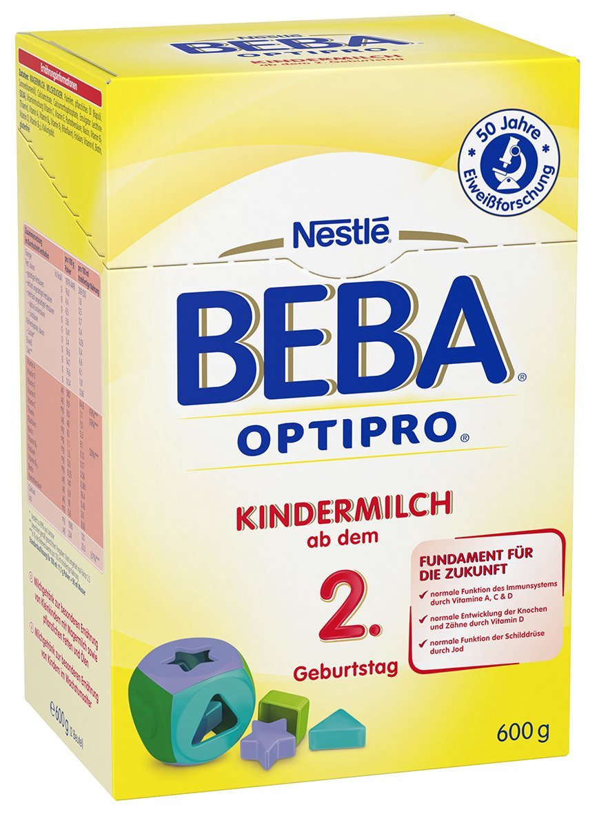 德国直邮 德国雀巢Nestle BEBA婴幼儿成长奶粉 2+段 600g 适合2岁以上宝宝