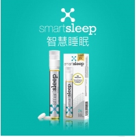 德国直邮 Smartsleep智慧睡眠咀嚼片营养液提高睡眠质量失眠熬夜倒时差 2支装