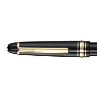 德国直邮 德国MontBlanc万宝龙大班系列 黑色镀金墨水笔钢笔 106514经典款 M尖